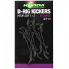 Korda Rovnátka Kickers D Rig Green 10 ks XL