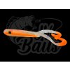 JV Baits Pike Double Slapper 17 cm Invisible UV Orange