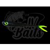 JV Baits Smáček 20 cm Black Alien UV Tail