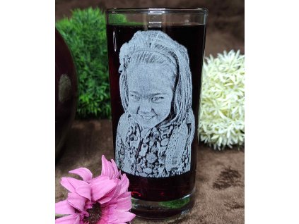 Gravírované sklenice s fotkou pro děti,  0,3 l