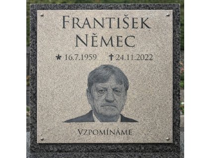 náhrobní deska z keramiky