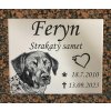 NÁHROBNÍ DESKA PRO PSA