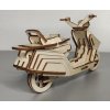 Dřevěné modely - 3D model Mopedu