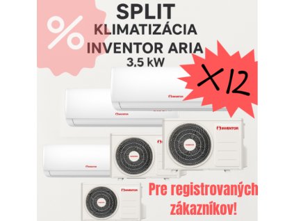 AKCIA 12x SPLIT INVENTOR ARIA 3,5 kW | K-kocur.sk