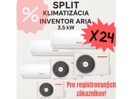 AKCIA 24x SPLIT INVENTOR ARIA 3,5 kW | K-kocur.sk