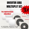 AKCIA 3X SET MULTISPLIT INVENTOR ARIA 2x 3,5 kW vnútorná jednotka a 1x 5 kw vonkajšia jednotka | K-KOCUR.SK