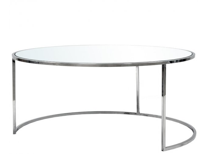 Konferenční stolek stříbrný 113989