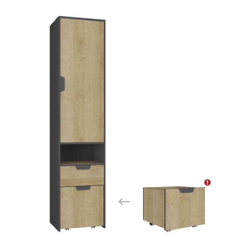 Kmeb Nano Šířka: Regál 1