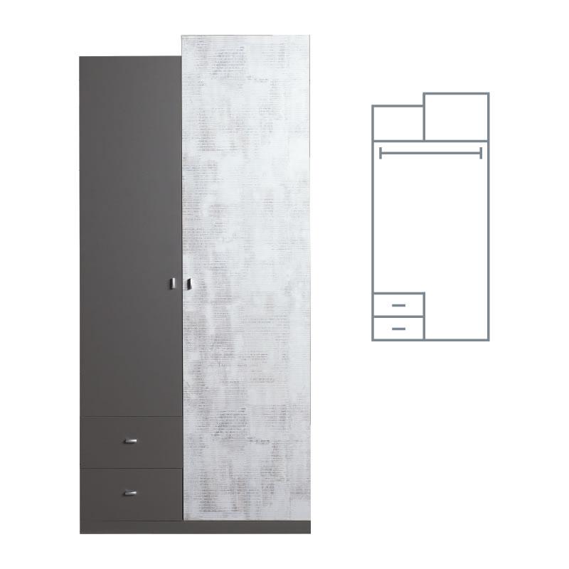 Kmeb Tablo Šířka: věšáková skřín