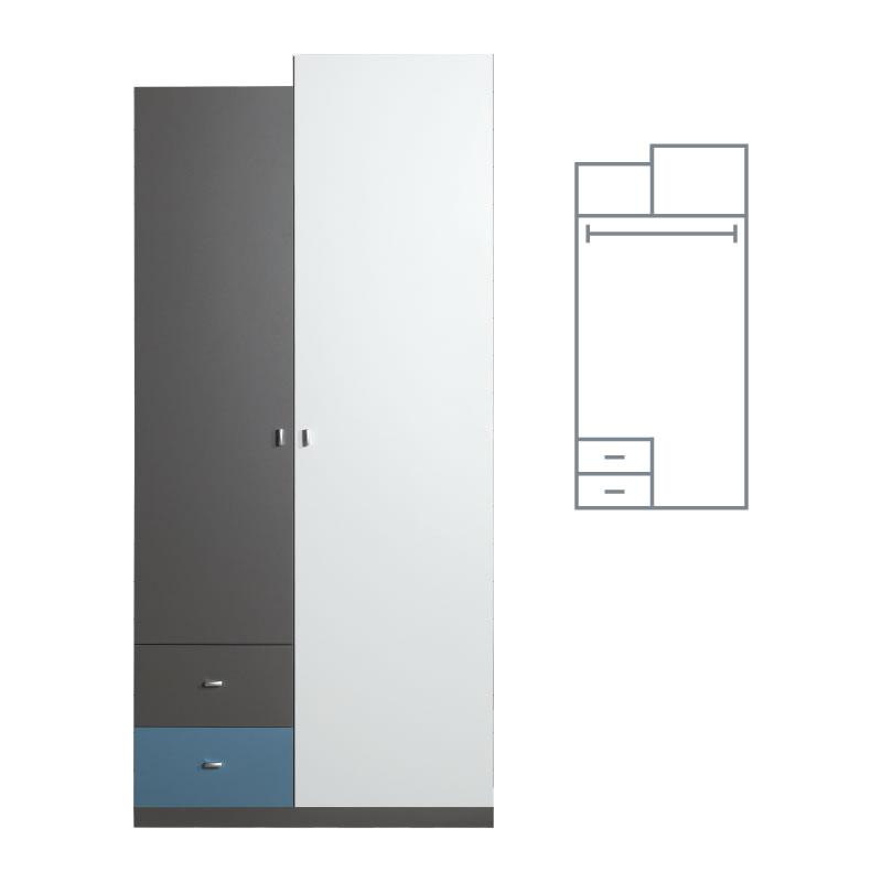 Kmeb Tablo Šířka: věšáková skřín