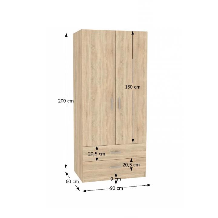 Ktk Invita Skřín: policová se šuplíky