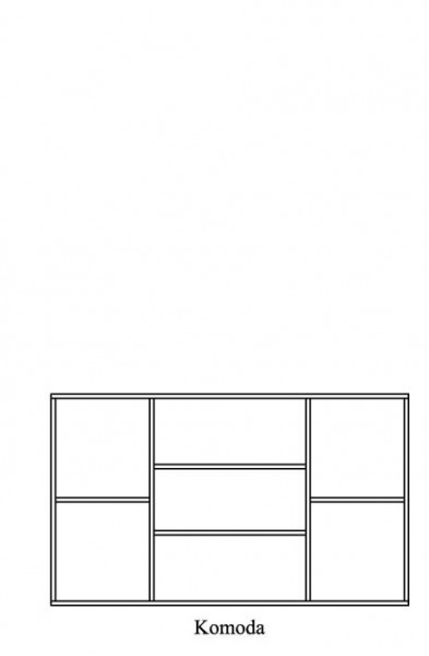 KJar Fill Šířka: komoda