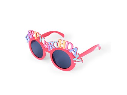 KARNEVAL/PÁRTY BRÝLE HAPPY BRITHDAY