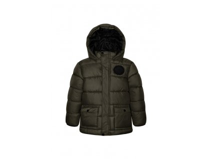 Kabát chlapecký nylonvý Puffa, Minoti, 11COAT 10, khaki