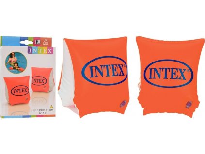 RUKÁVKY NAFUKOVACÍ INTEX 58642 DELUXE ORANŽOVÁ