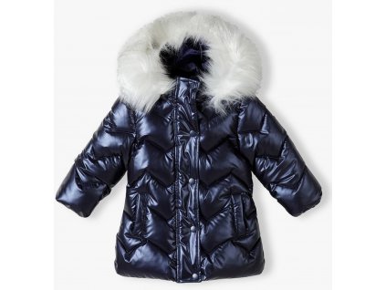 Kabát dívčí prošívaný Puffa, Minoti, express 1, modrá