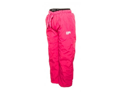 Kalhoty sportovní dívčí podšité fleezem outdoorové, Pidilidi, PD1075-03, růžová