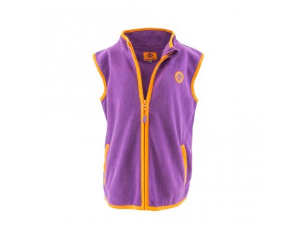 Dívčí vesta propínací fleezová, Pidilidi, PD1120-06, fialová