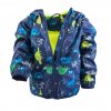 Chlapecká jarní/podzimní bunda s potiskem a kapucí, Pidilidi, PD1092, modrá