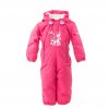Overal zimní dívčí s kožíškem, Pidilidi, PD1131, růžová