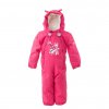 Overal zimní dívčí s kožíškem, Pidilidi, PD1131, růžová