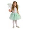 DĚTSKÝ KOSTÝM TUTU SUKNĚ KVĚTINOVÁ VÍLA ZVONILKA S HŮLKOU A KŘÍDLY E-OBAL
