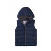 Vesta chlapecká Puffa s kapucí, Minoti, 7BGILET 7, modrá