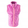 Dívčí vesta propínací fleezová, Pidilidi, PD1120-03, růžová