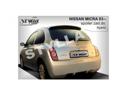 Střešní spoiler Nissan Micra 2003-2010
