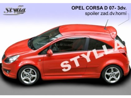 Střešní spoiler, Opel Corsa D 3D 2007-2014