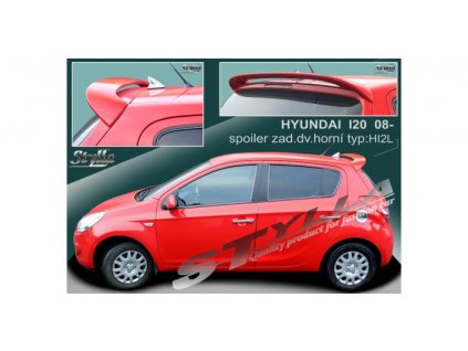 Střešní spoiler - stříška Hyundai i20 2008-