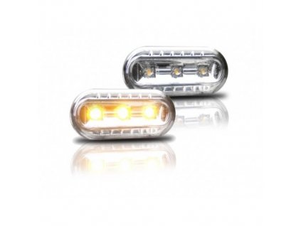 Boční blinkry LED VW T5 Bus, chromové