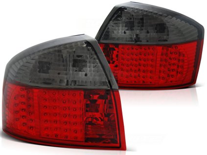 Zadní světla AUDI A4 10.2000-10.2004 červeno-kouřové LED