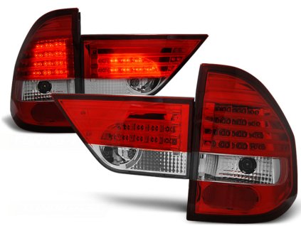 Zadní světla BMW X3 E83 01.2004-2006 červeno-bílé LED