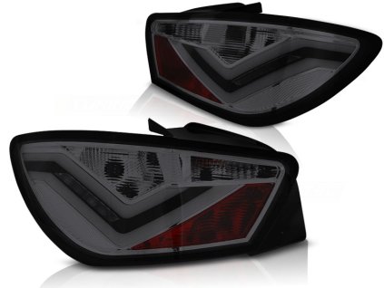 Zadní světla SEAT IBIZA 6J 3D 06.2008-2012 červeno-kouřové LED BAR
