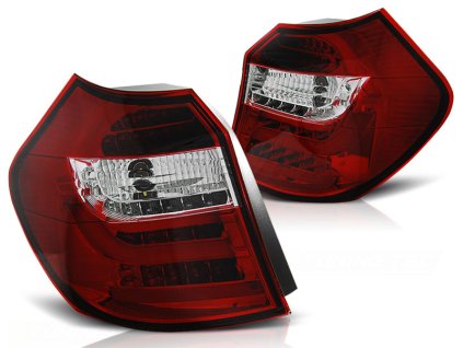 Zadní světla BMW E87/E81 09.2007-2011 červeno-bílé LED BAR
