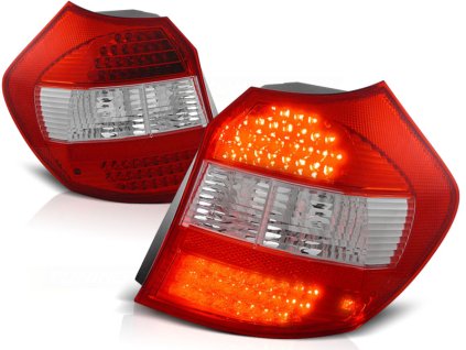 Zadní světla BMW E87/E81 2004-08.2007 červeno-bílé LED