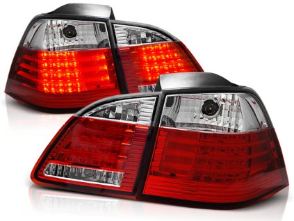 Zadní světla BMW E61 2004-03.2007 TOURING červeno-bílé LED