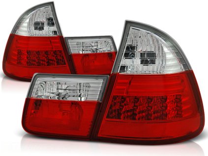 Zadní světla BMW E46 1999-2005 červeno-bílé LED