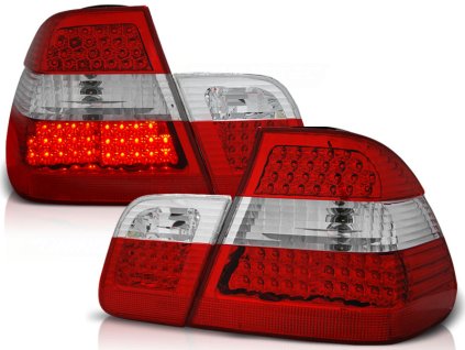 Zadní světla BMW E46 05.1998-08.2001 SEDAN červeno-bílé LED