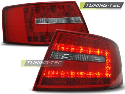 Zadní světla AUDI A6 C6 SEDAN 04.2004-2000 červeno-bílé LED