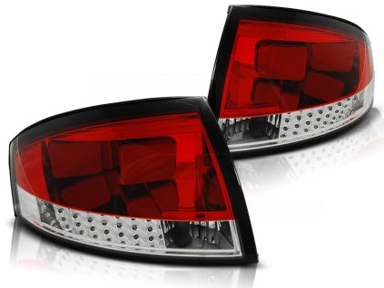 Zadní světla AUDI TT 8N 1999-2006 červeno- bílé LED