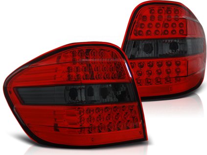 Zadní světla MERCEDES M-KLASA W164 2005-2008 červeno- kouřové LED