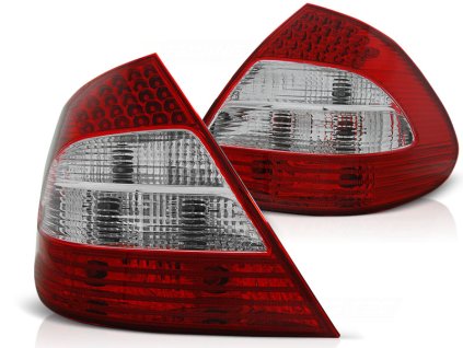 Zadní světla MERCEDES W211 E-KLASA 03.2002-04.2006 červeno-bílé LED