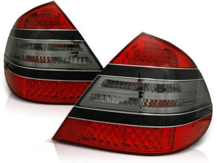 Zadní světla MERCEDES W211 E-KLASA 03.2002-04.2006 červeno-kouřové LED