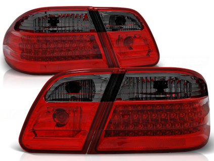 Zadní světla MERCEDES W210 1995-03.2002 červeno-kouřové LED