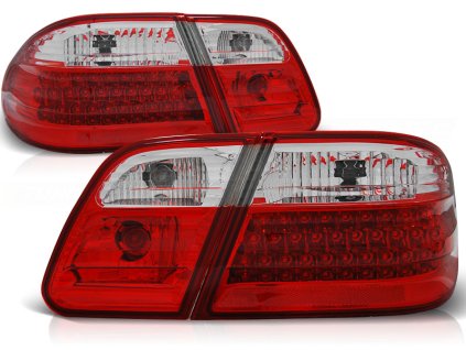 Zadní světla MERCEDES W210 1995-03.2002 červeno-bílé LED