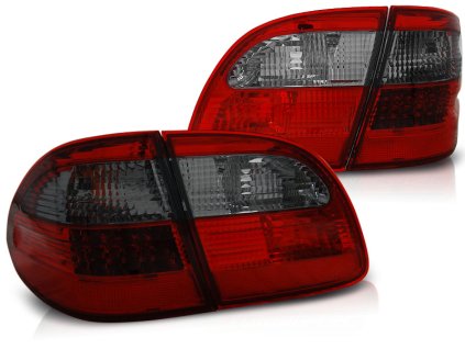 Zadní světla MERCEDES W211 WAGON E-KLASA 2002-2006 červeno-kouřové LED