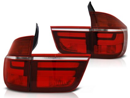 Zadní světla BMW X5 E70 03.2007-05.2010 červeno-bílé LED