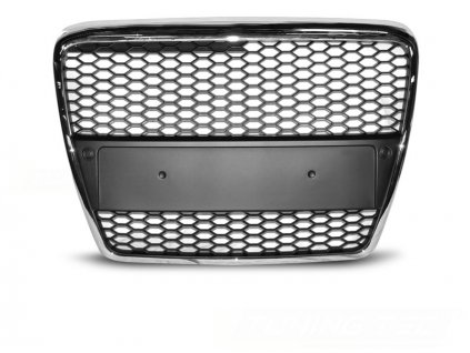 Přední maska Audi A6 C6 04.2004-2008 RS Style, chromová